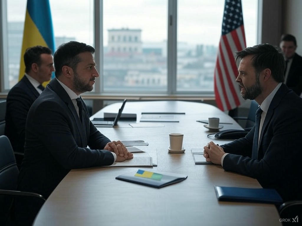 Volodymyr Zelenskyy to meet with JD Vance in Munich, no Russian delegation to attend