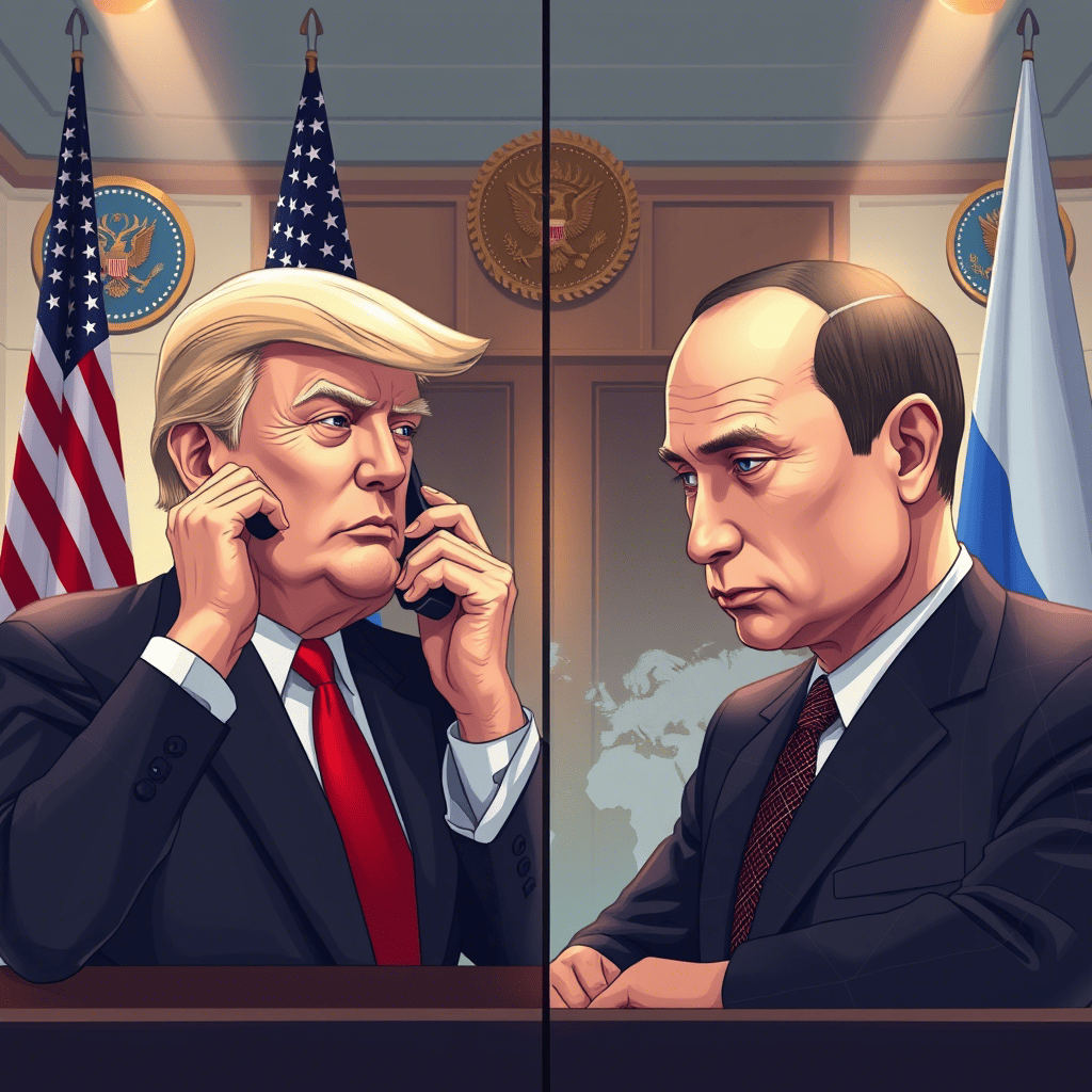 Trump and Putin’s Unexpected Call: Peace Talks Begin!